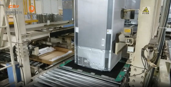 Eficiência no manuseio de paletes Rationalização da colocação e retorno Linha de montagem automatizada para um fluxo de trabalho ideal